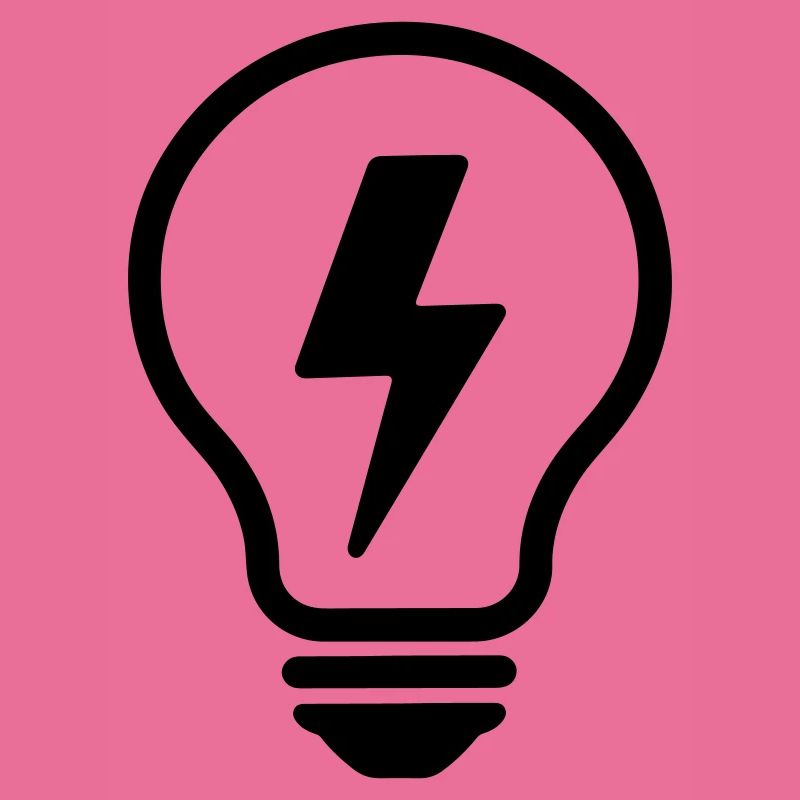 Creative Idea T-shirt - Electric Light Bulb