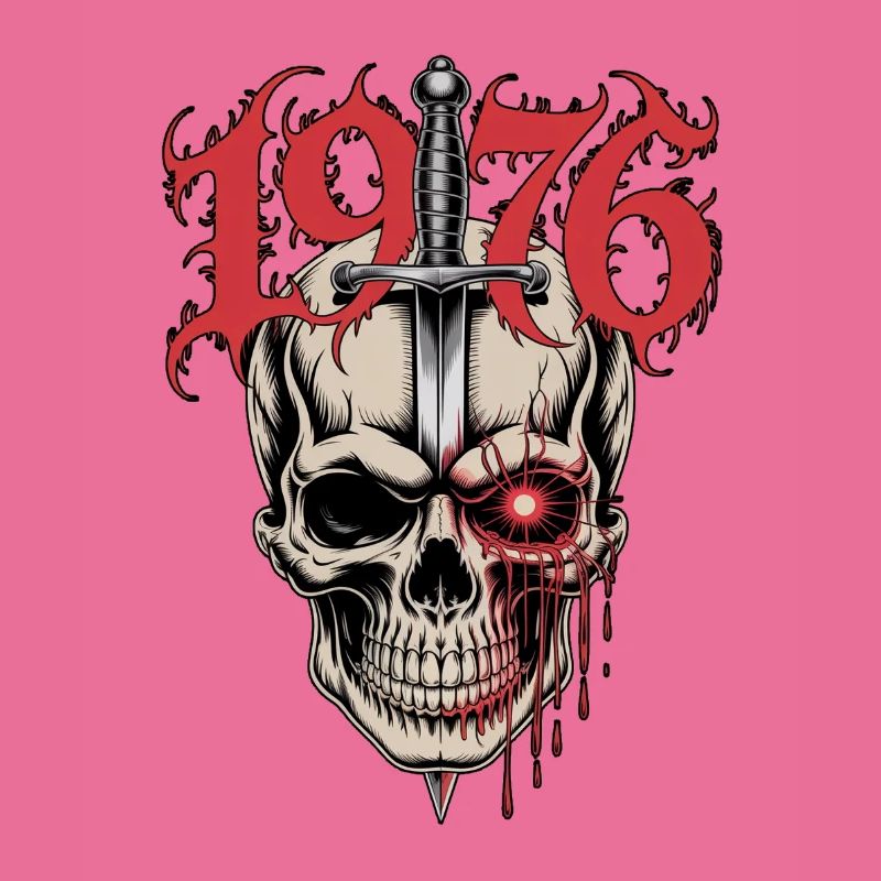 Skull with Dagger 1976