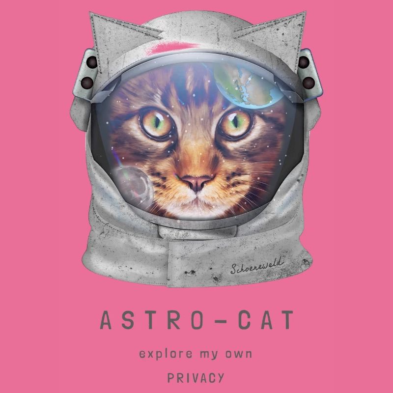 | de chat de l’espace Chat astronaute dans l’espace