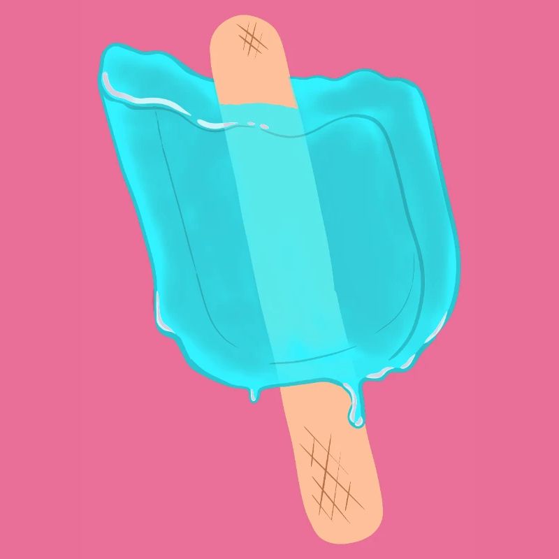 Blue popsicles