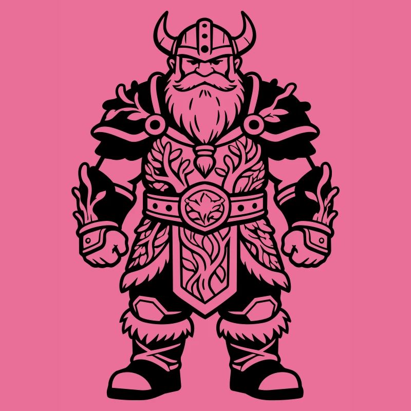 Dwarf with armor