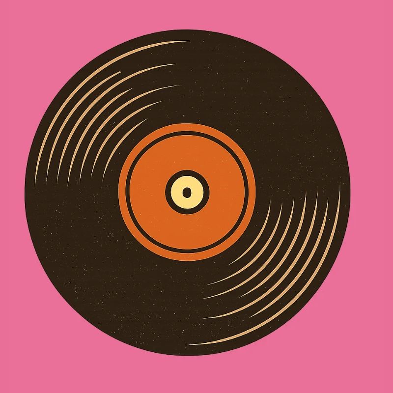 Conception rétro de la platine vinyle