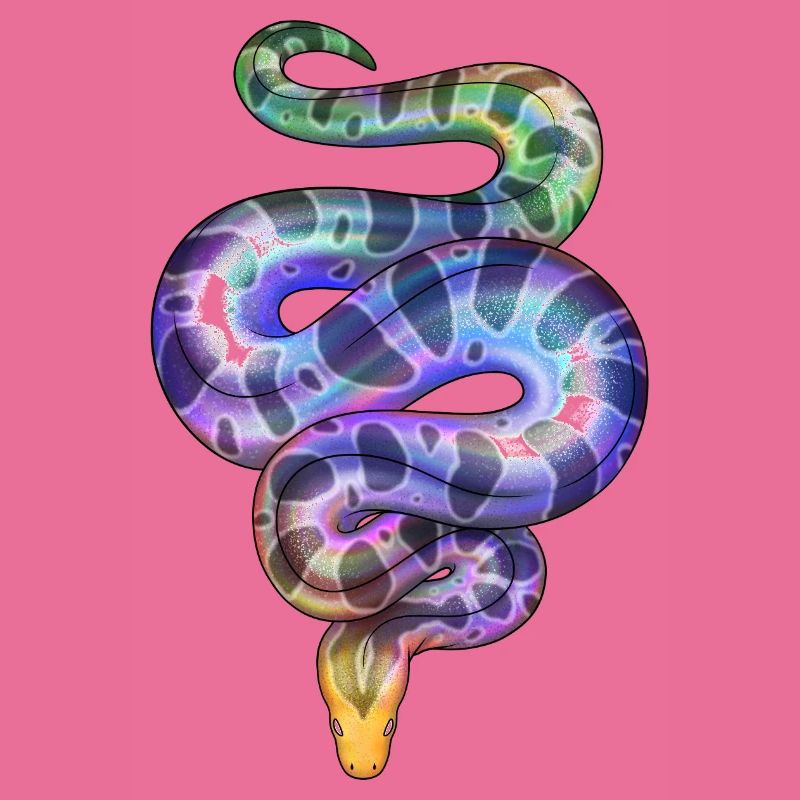 Rainbow Neon Snake