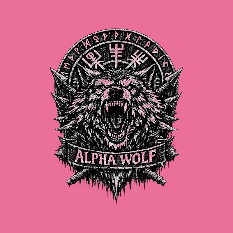Alpha Wolf Runic Crest