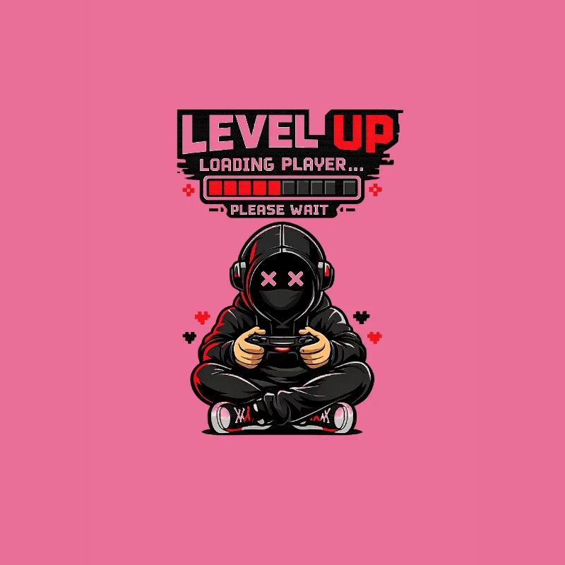 Level Up Loading Pixel Hero