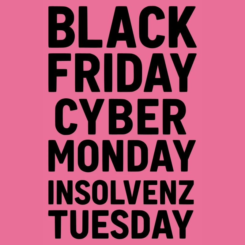 Black Friday Drôle de dicton Faillite