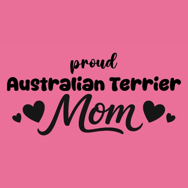  Stolze Aussie Terrier Mutter, Australischer