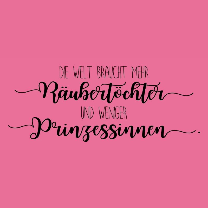 Räubertochter oder Prinzessin - schwarz
