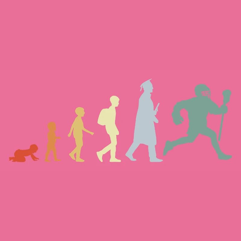 Evolution eines Lacrosse Spielers