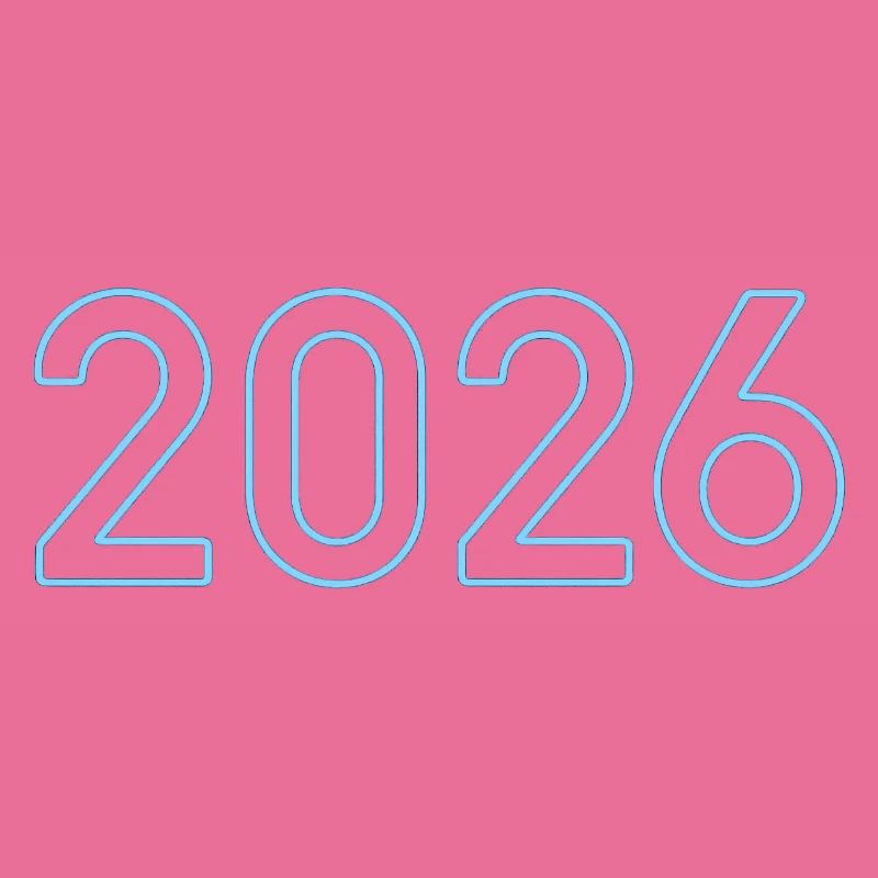 Année abstraite Impression 2026