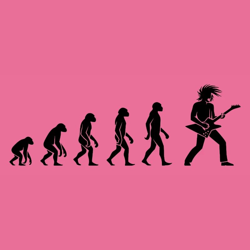 Evolution Rock 'n' Roll Guitarist Design