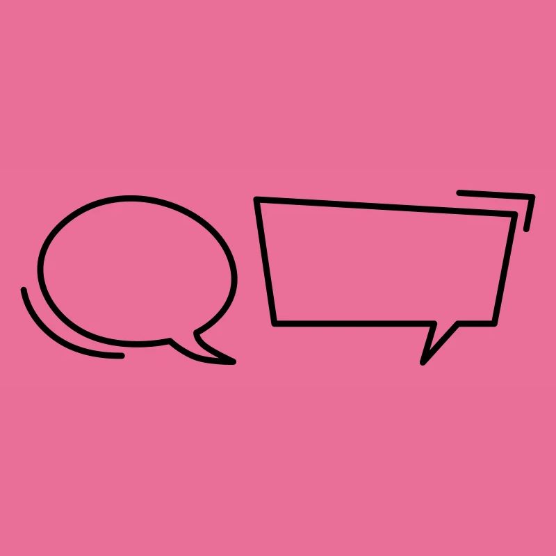 Comic speech bubbles