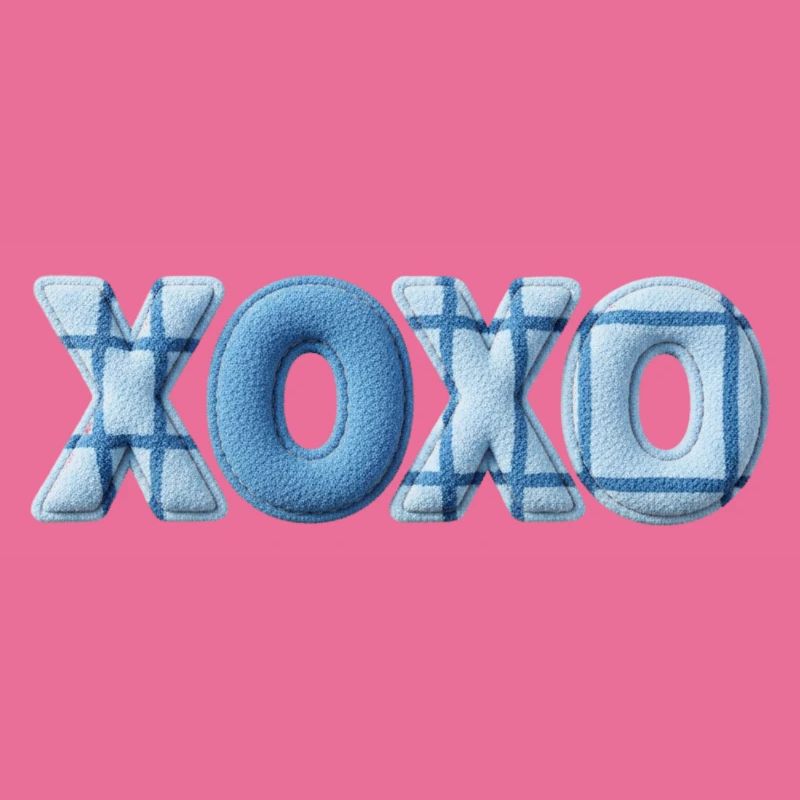 XOXO Patchwork Look mit Stoff Optik