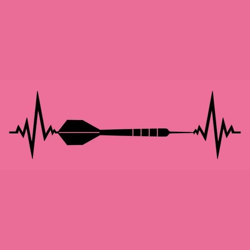 cool frequency heartbeat pulse logo text play there