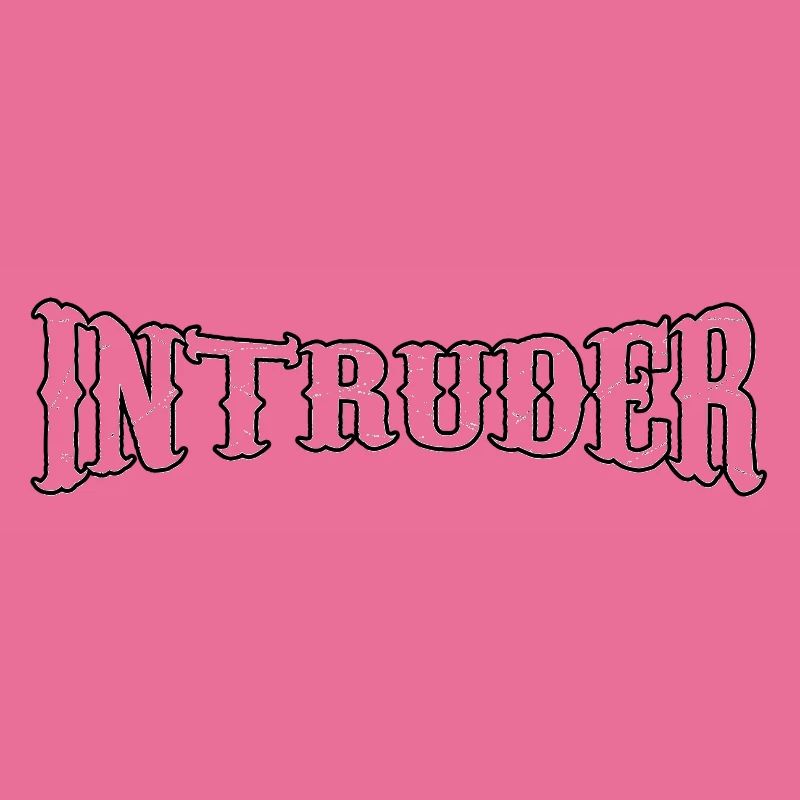 intruder hacker eindringling clan sticker computer