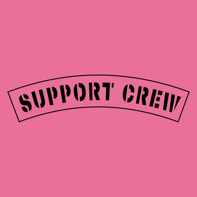 Support Crew Style Patch