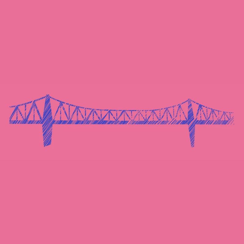 Rendsburg High Bridge – Urban Scribble Art Design