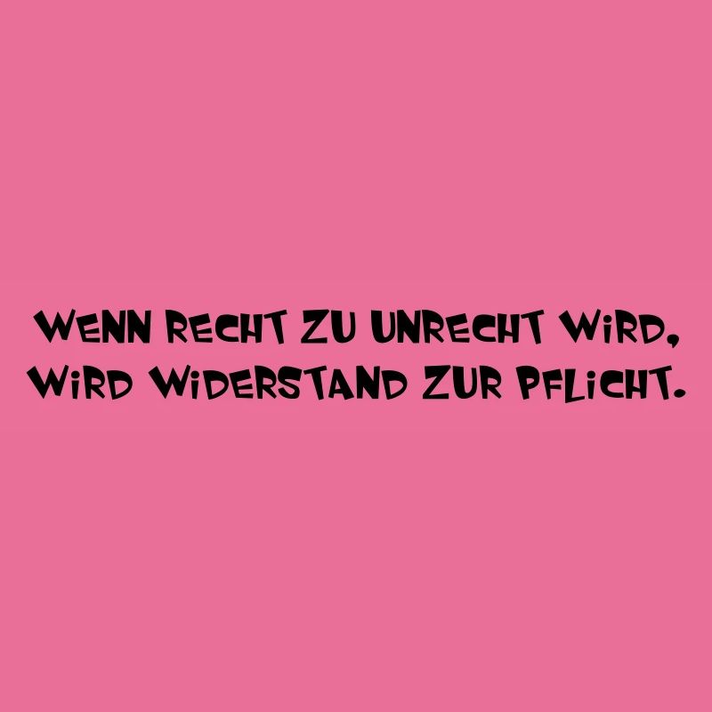wenn Recht zu Unrecht wird