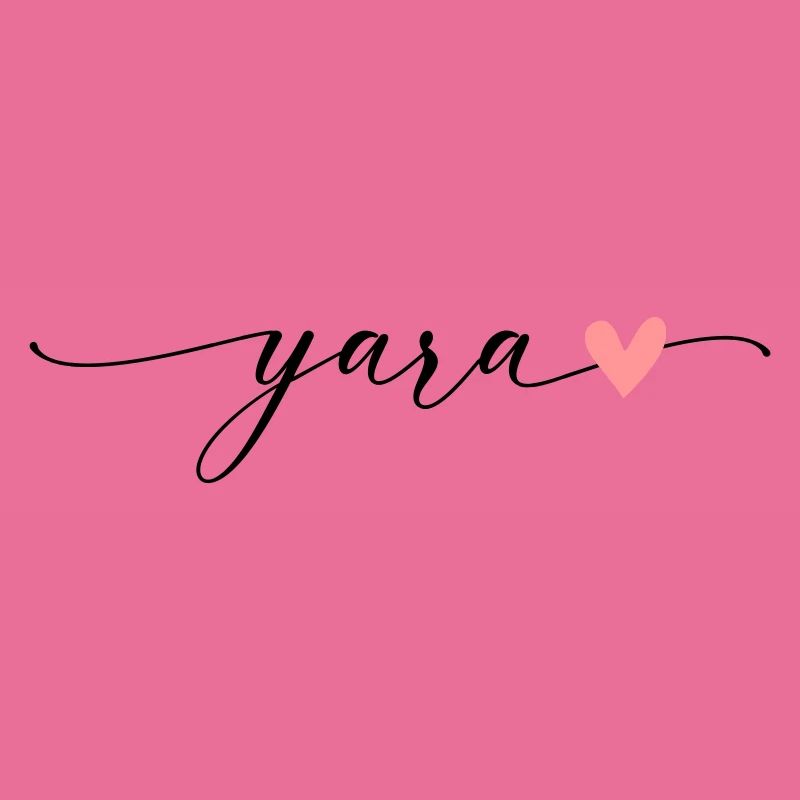 Yara Surname First name Calligraphy Script