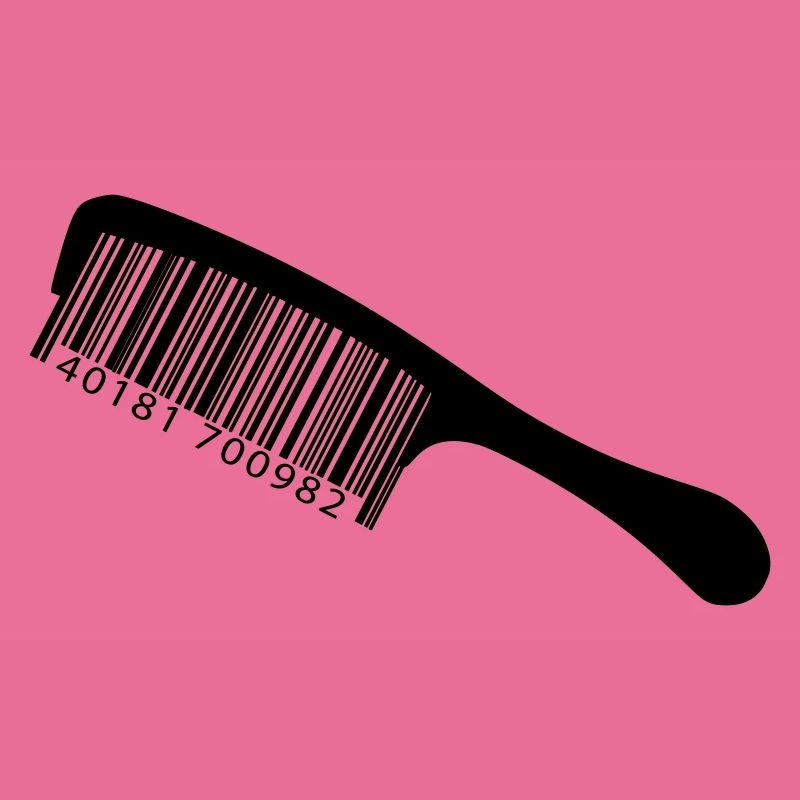 Illustration comb with barcode