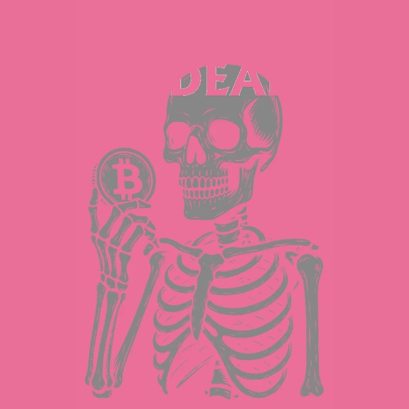 Bitcoin Is Dead Skeleton