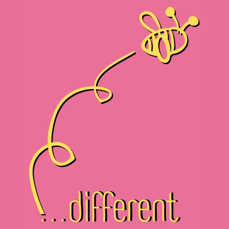 Bee Different - Be different! Statement Design
