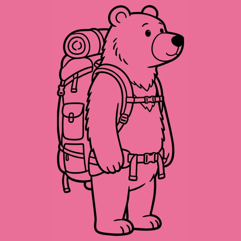 Ours de randonnée