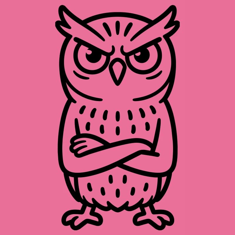 Angry Owl Comic