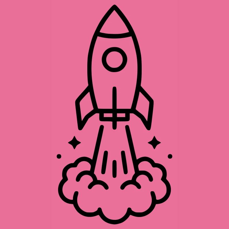 Rocket Launch Space Icon