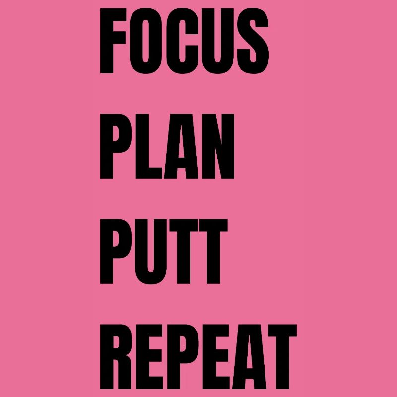 Répétition du putt du plan Focus Golf