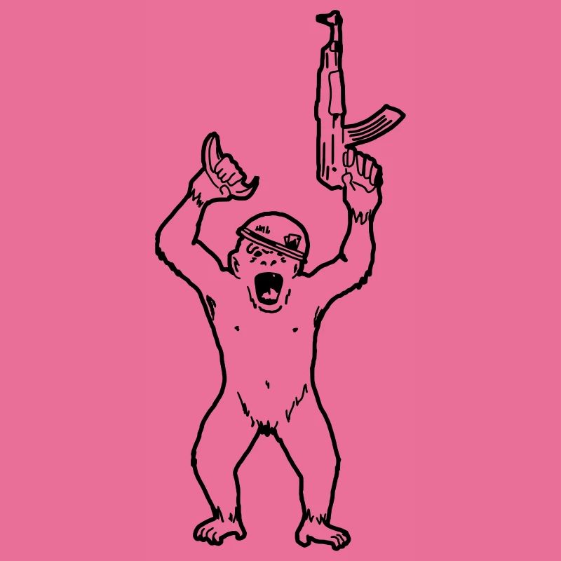 mitrailleuse de chimpanzé