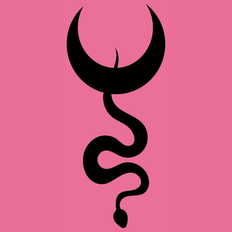 Lune avec serpent
