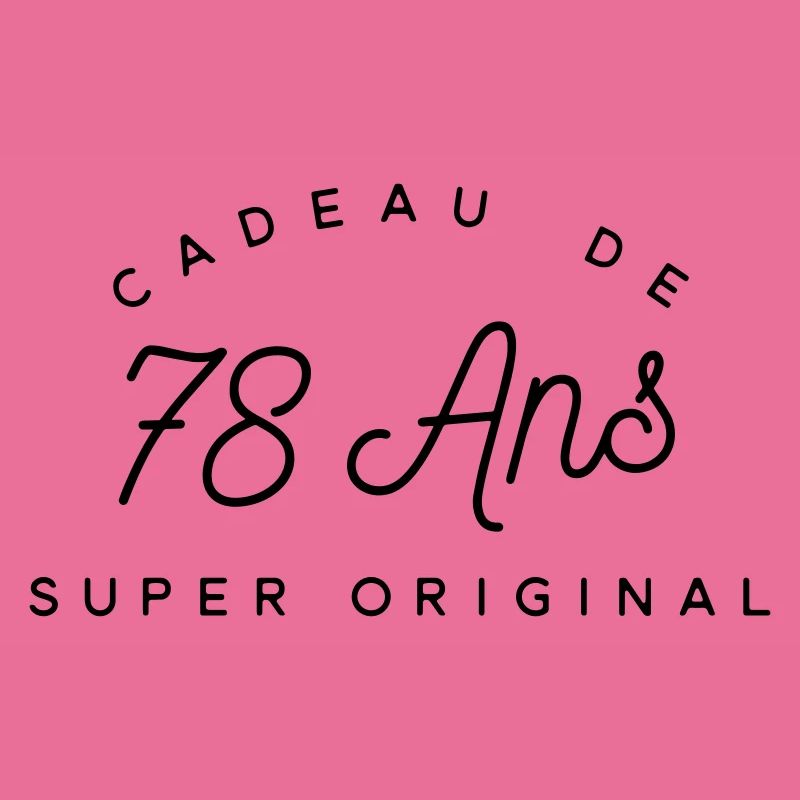Cadeau 78 ans 