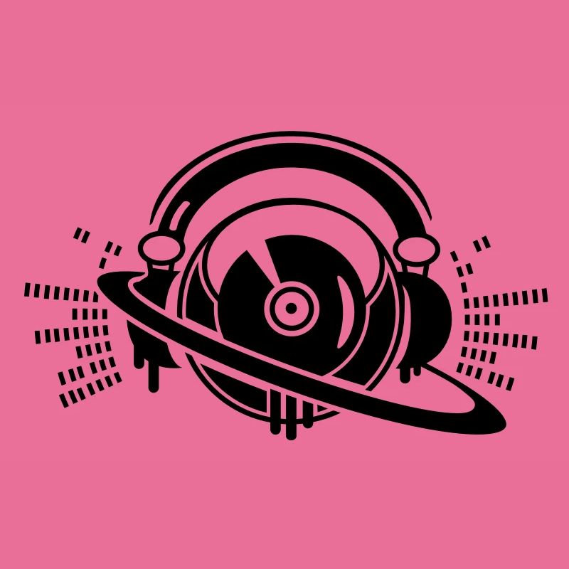 Une console de platines DJ avec un casque,