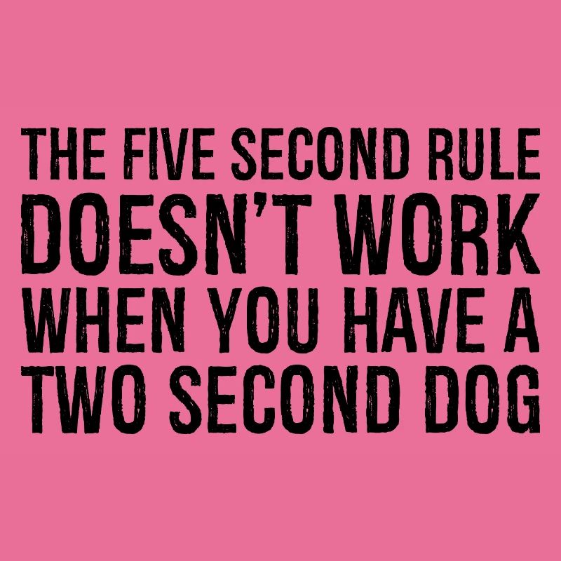 the five second rule doesn't work when you have