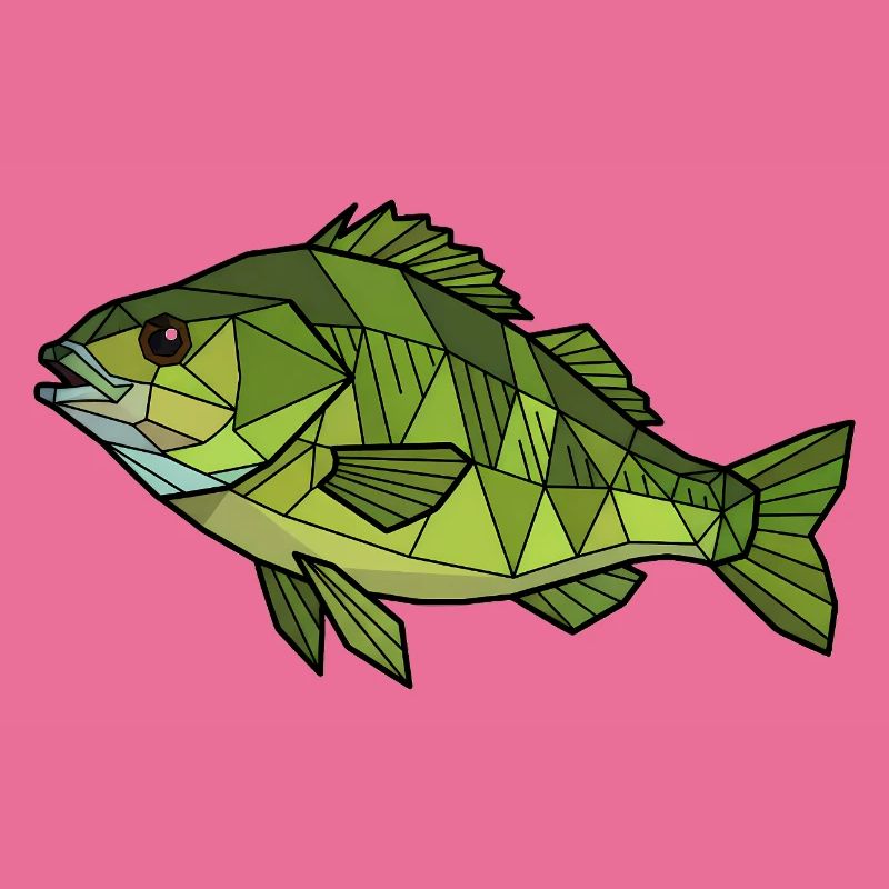 Perchoir géométrique Low Poly