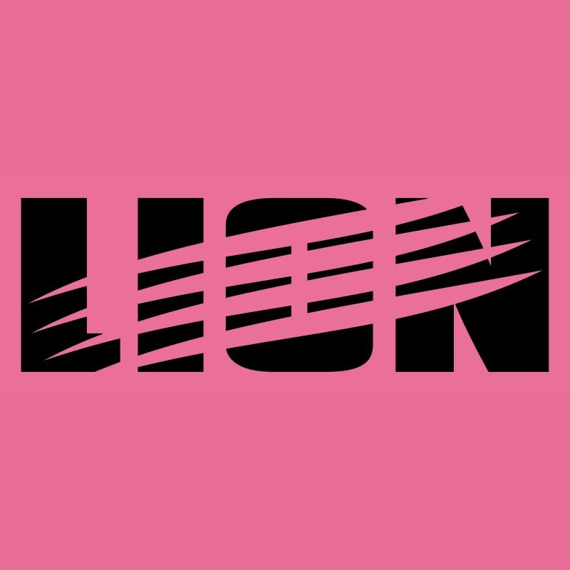 Cool lion design with scratch marks from claws