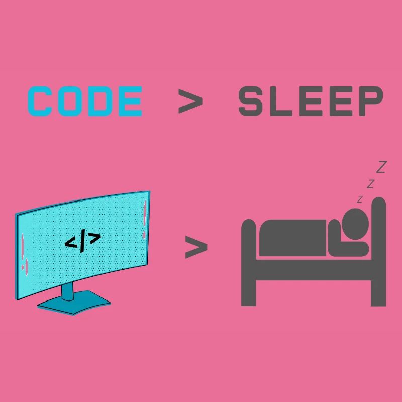 Code vs Sleep: Coder im Schlafmodus