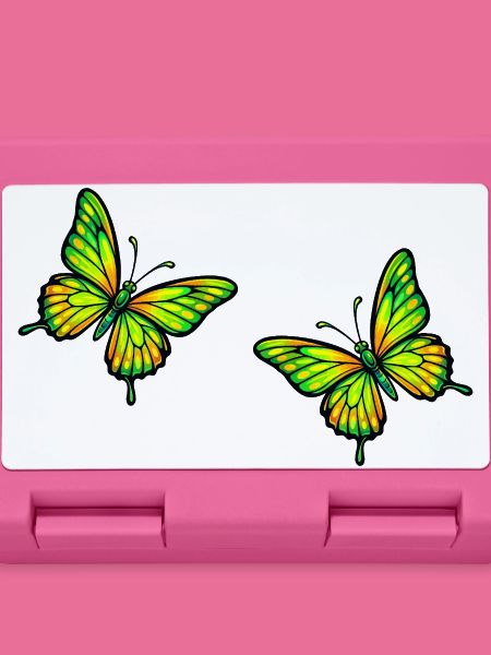 Glowing butterflies