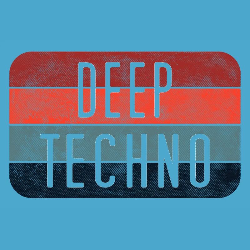 Deep Techno Gradient Stripes