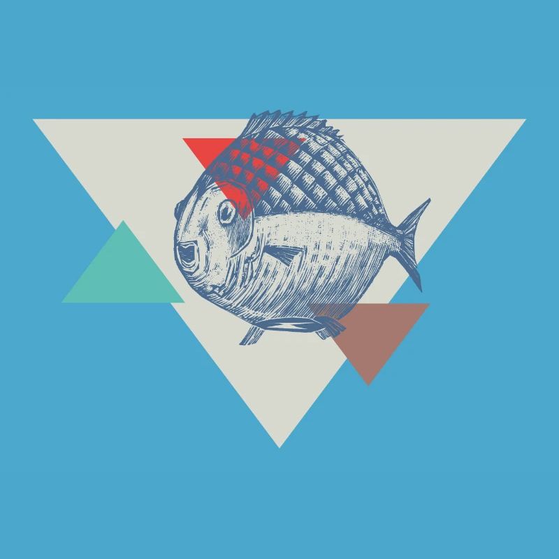 Conception de triangle de poisson