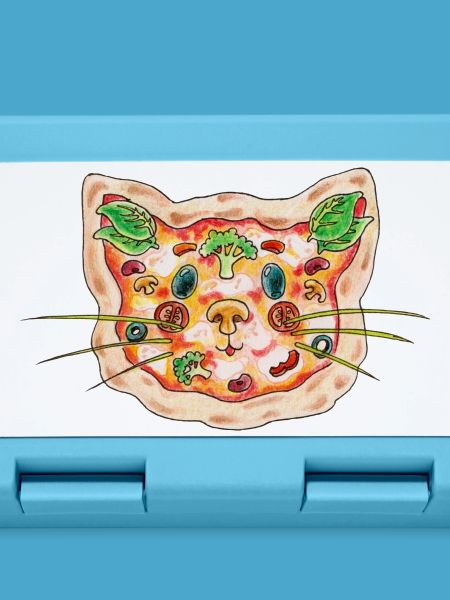 Chat à pizza