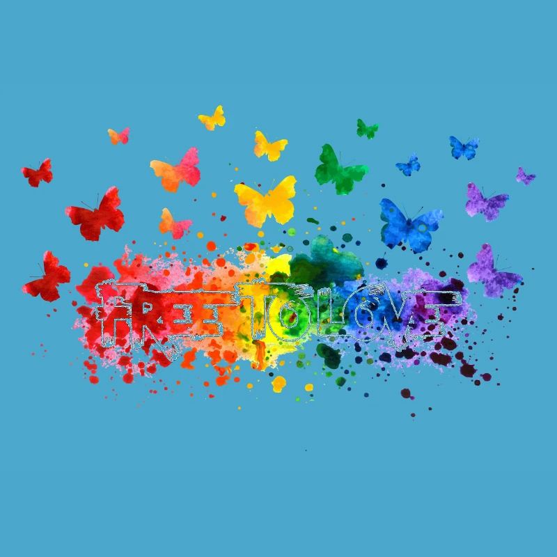 Libre d’aimer papillon LGBT