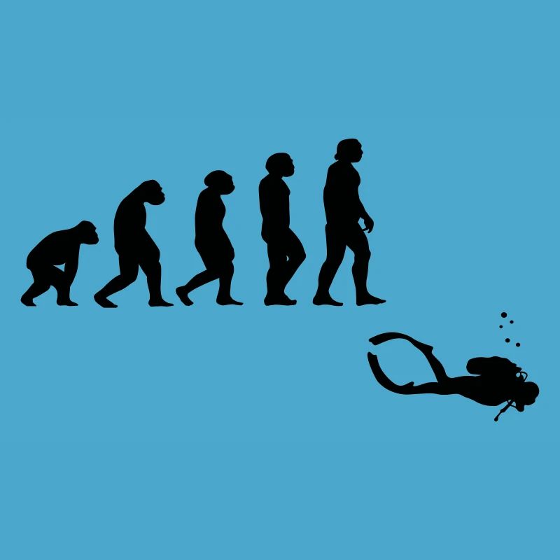 Evolution diving with a device