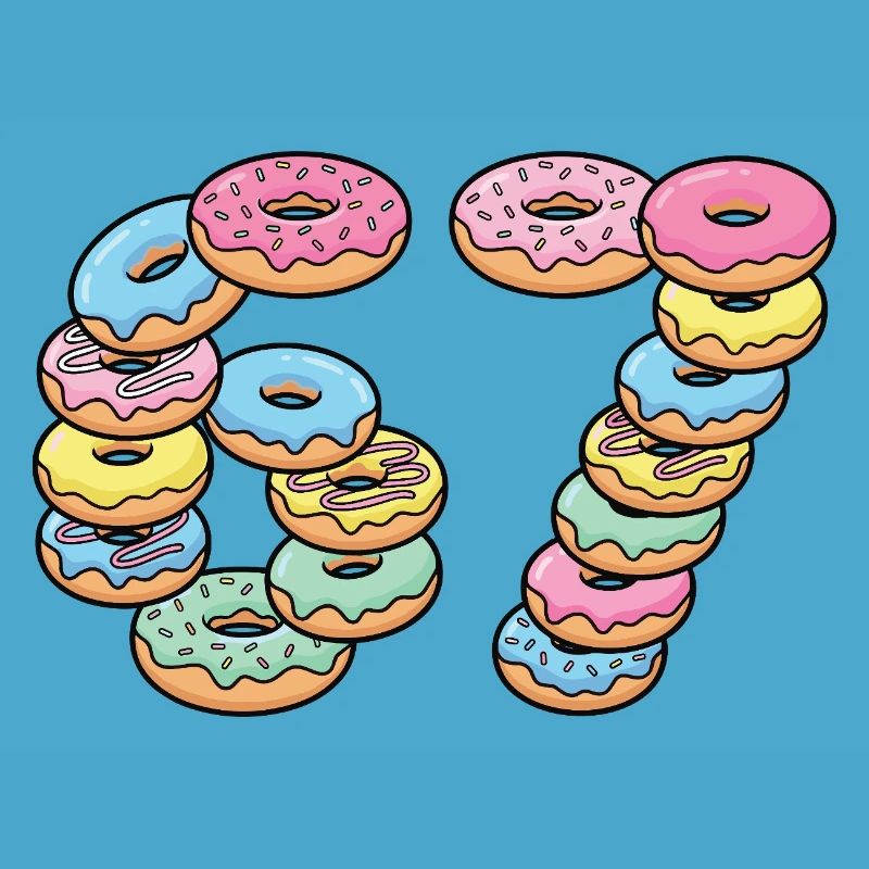 Pastel Donut Stack 67 Pattern
