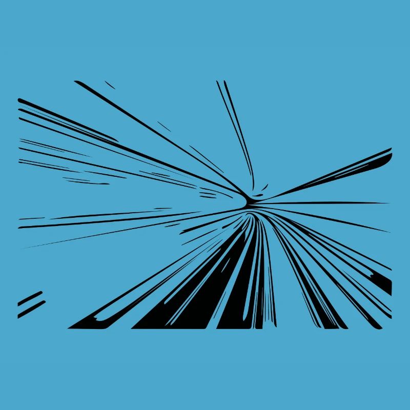 Vector Linien Splash