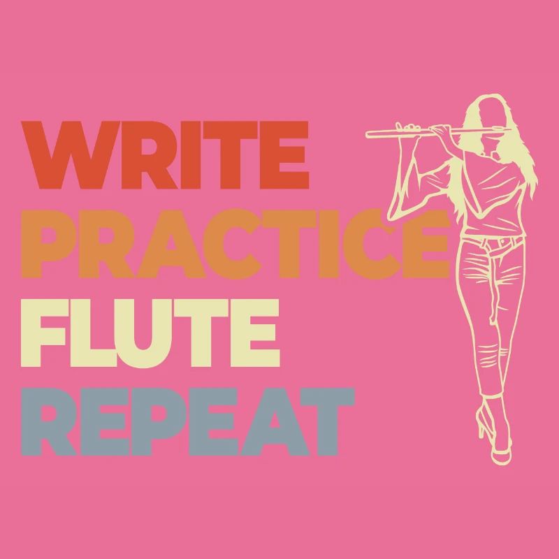 Write Practice Flute Repeat