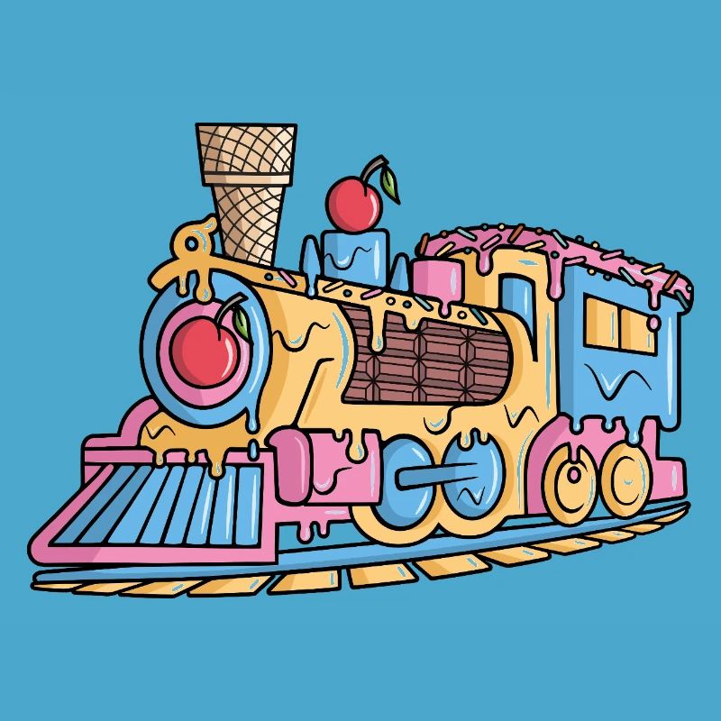 Dampflok Eiscreme Modelleisenbahn Eisenbahn