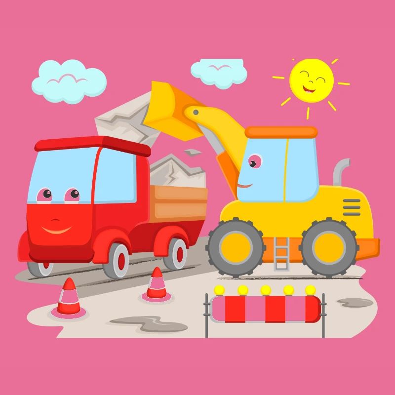 Construction Site Wheel Loader Trucks Construction Vehicles