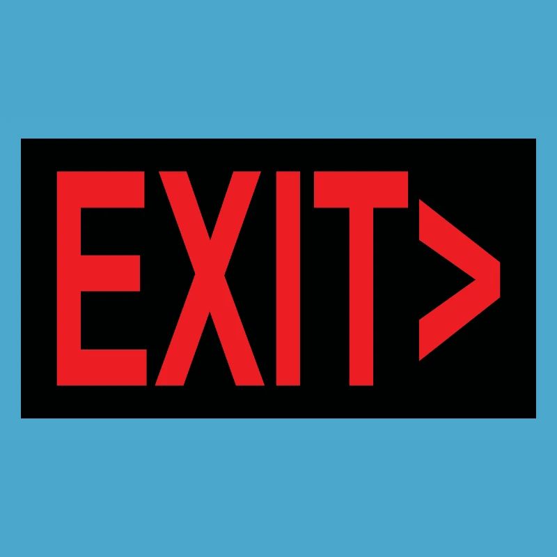 Exit / Exit / Emergency Exit